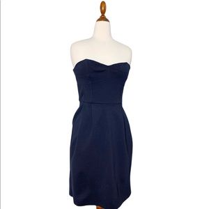 Diane von Furstenberg size 2 Ponte strapless dress